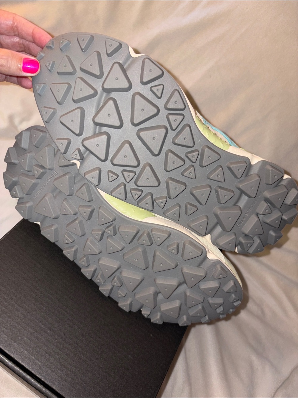 NWT Flower Mountain YAMANO 3 WOMAN Suede and technical fabric sneakers - Picture 15 of 15